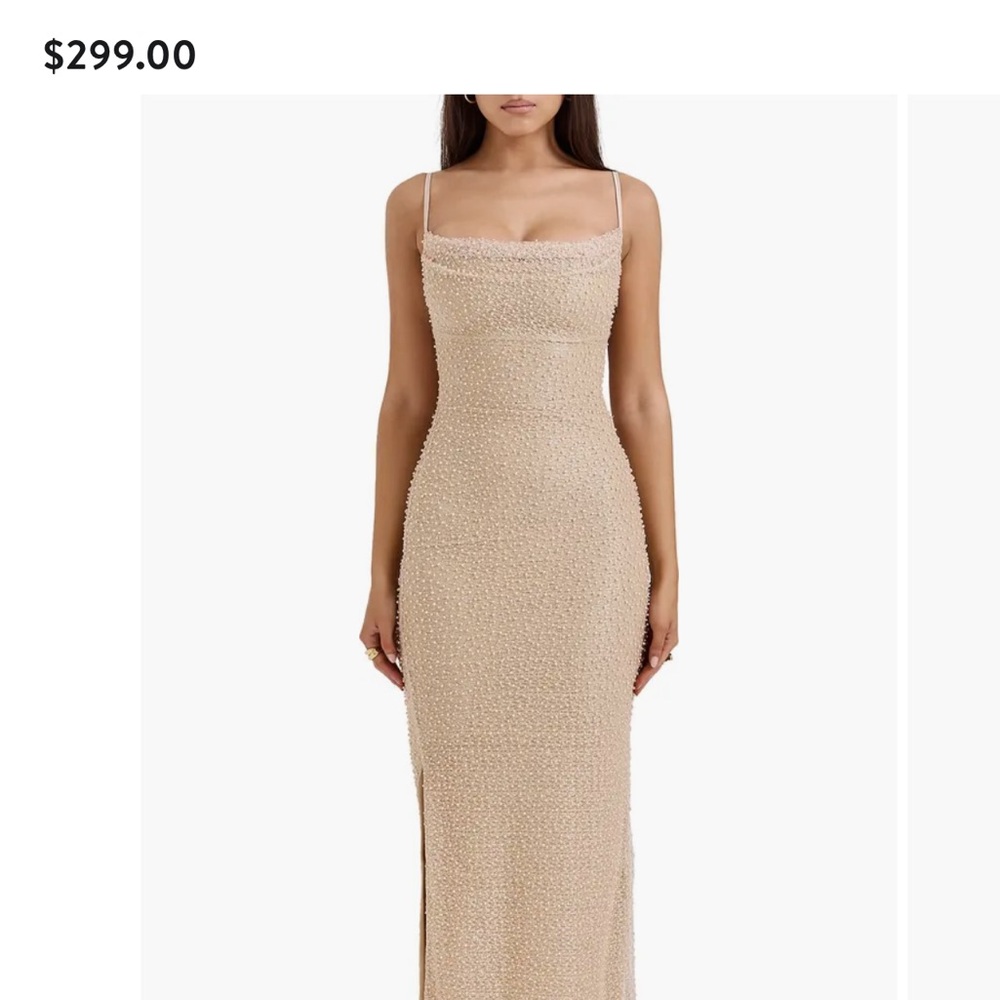 House of CB strapless Calia dress